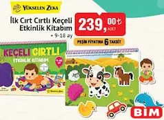 YÜKSELEN ZEKA İLK CIRT CIRTLI KEÇELİ ETKİNLİK KİTABIM YÜKSELEN ZEKA İLK CIRT CIRTLI KEÇELİ ETKİNLİK KİTABIM